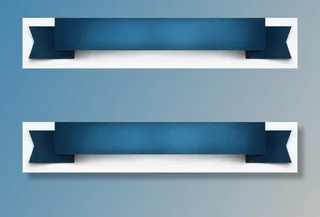 深蓝色简单大方承接页免抠