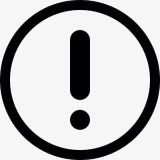 注意符号的轮廓图标免抠