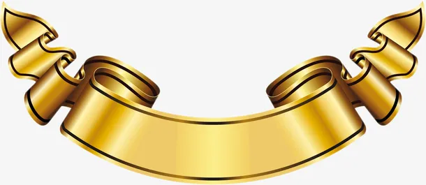 金色黑边banner