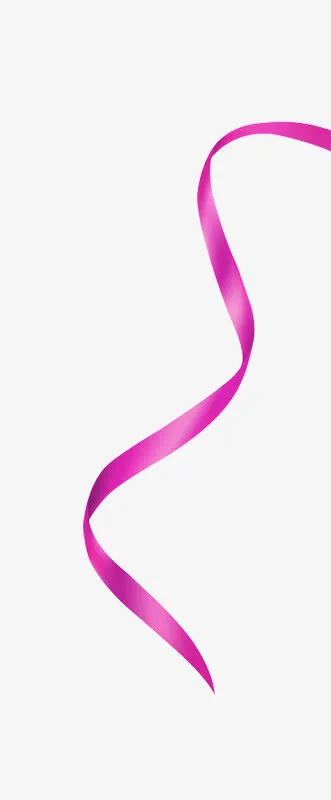 紫色彩带免抠