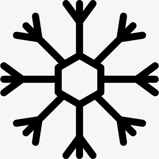 圣诞雪花图标免抠