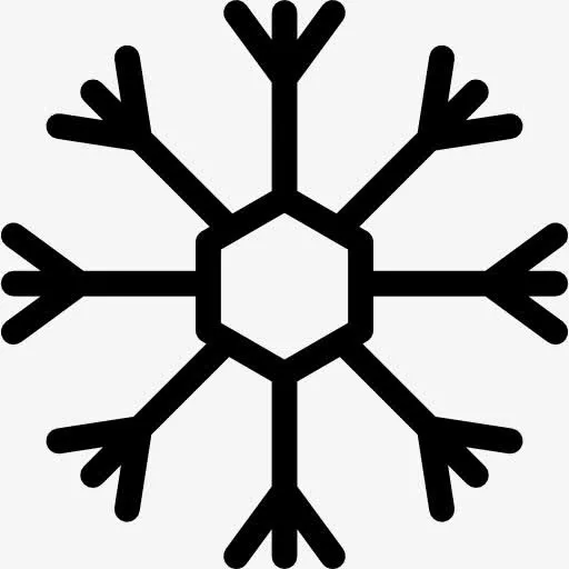 圣诞雪花图标免抠