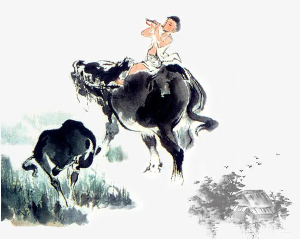 语文课本插画免抠