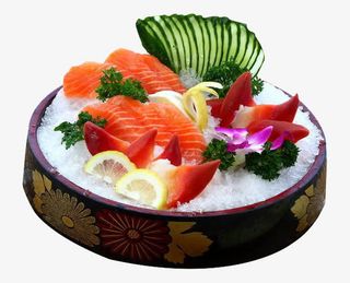 三文鱼刺身免抠