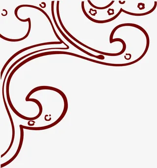 中秋节红色线条包装图片免抠