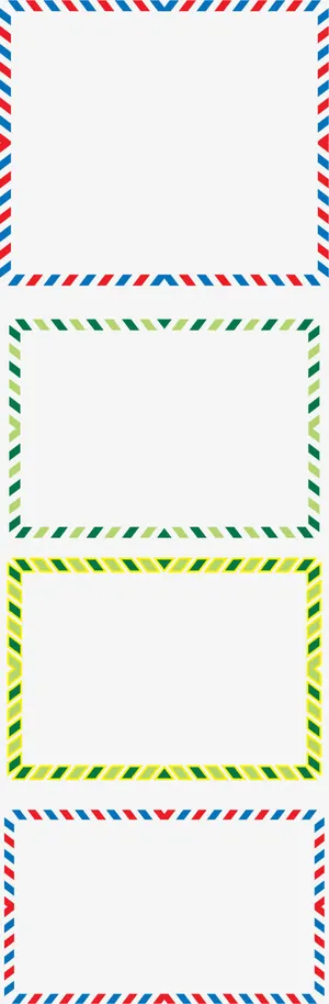 信件风格边框免抠