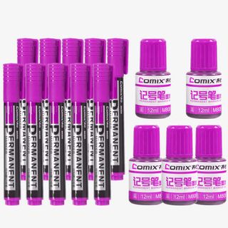 紫色记号笔记号笔水免抠