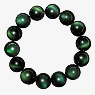 绿色虎眼黑曜石素材免抠