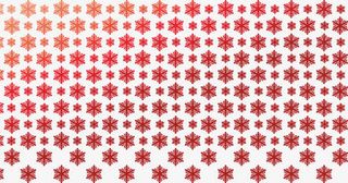 红色冬日雪花背景