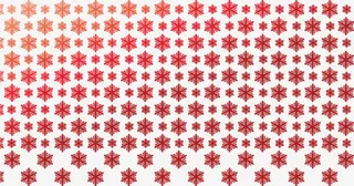 红色冬日雪花背景