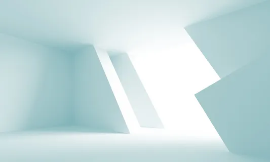 浅蓝色的室内空间创意高清