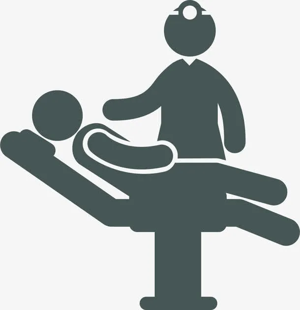 病人剪影免抠