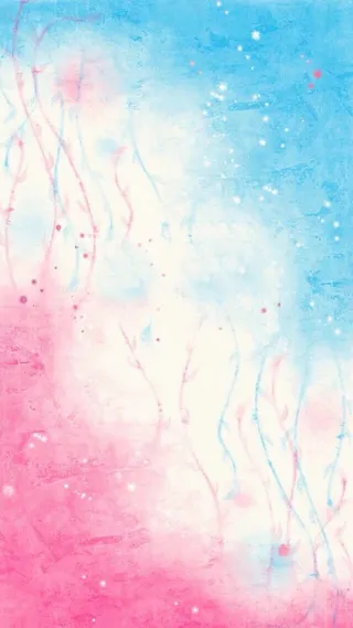 蓝粉彩色晕染背景图高清