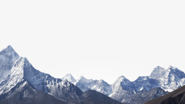 挺拔山峰免抠