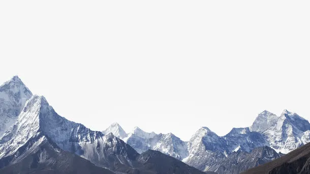 挺拔山峰免抠