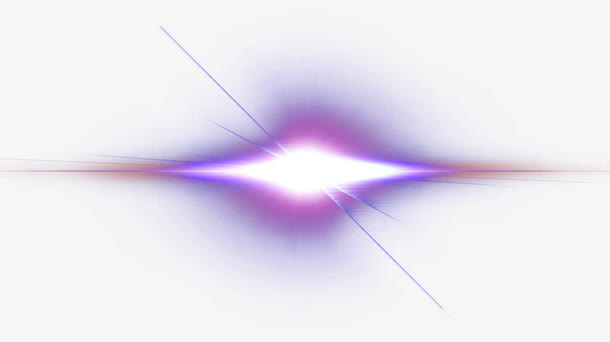 蓝紫色亮光光效卡通免抠