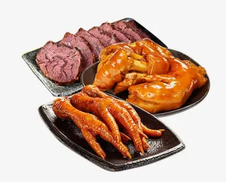 熏鸡翅中熟食免抠