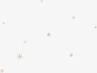 扁平手绘合成雪花风格图案免抠