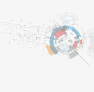 后现代科技图纸免抠