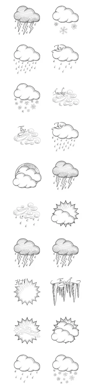 卡通天气png免抠