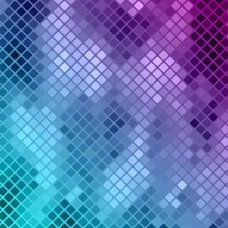 蓝紫色渐变格子马赛克炫彩背景高清