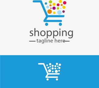 购物车消费主题图标创意矢量素材免抠