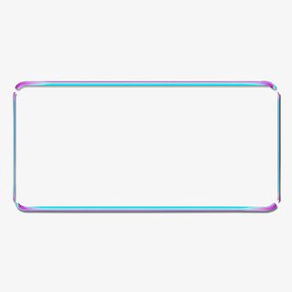 科技风，线框，科技感，方框篮紫色免抠