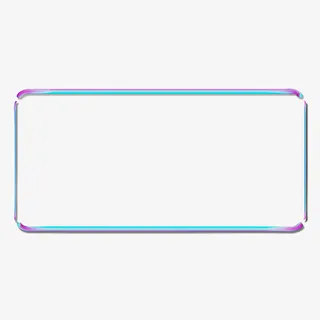 科技风，线框，科技感，方框篮紫色免抠