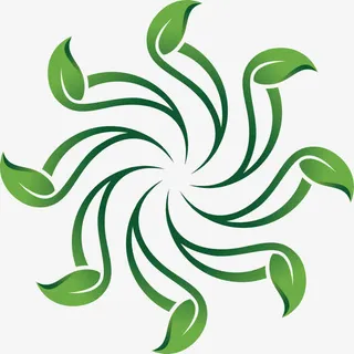 旋转的生态农业图标免抠