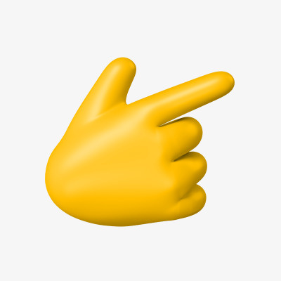 3D立体手势免抠