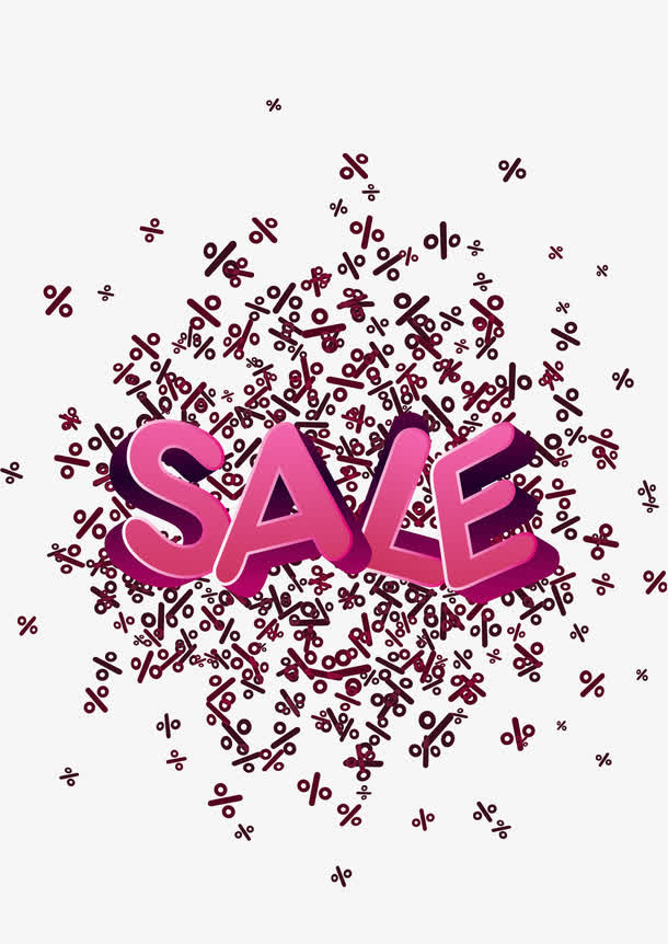 sale立体字免抠