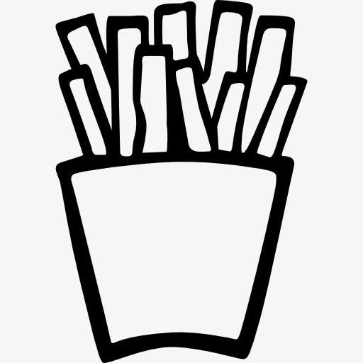 土豆手工绘制的食物图标免抠