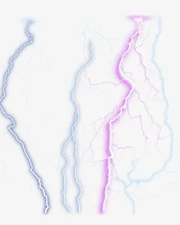 炫酷激光闪电免抠