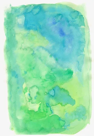 中国风水彩免抠