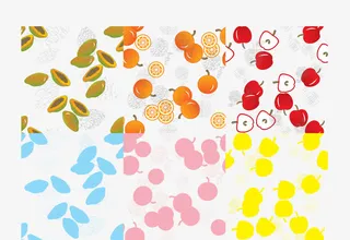 彩绘水果素材免抠