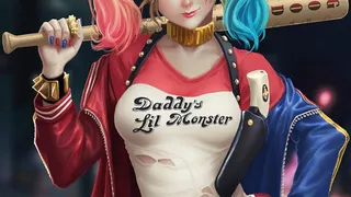 动漫，手绘，小丑女高清