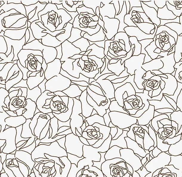 玫瑰花底纹免抠