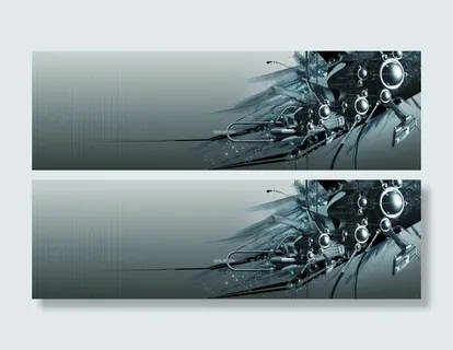 霸气机械banner创意广告免抠