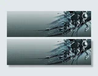 霸气机械banner创意广告免抠