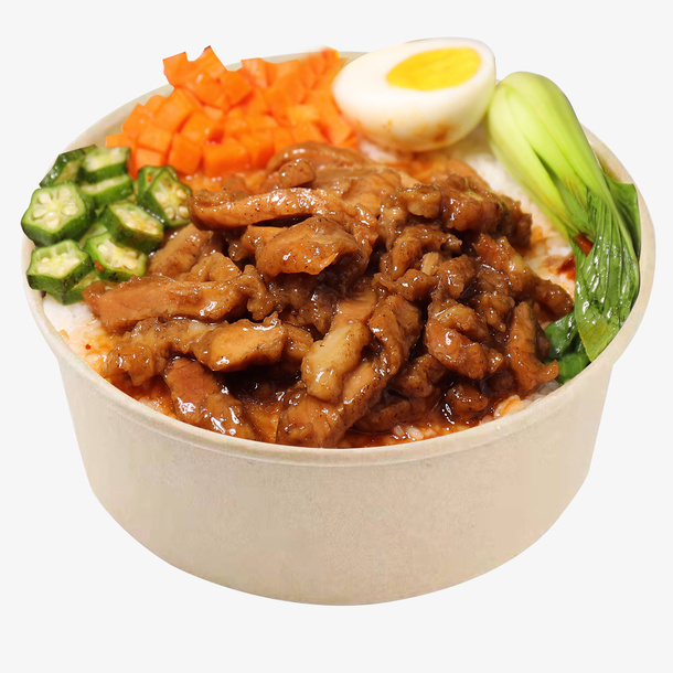 酱汁叉烧肉外卖饭免抠