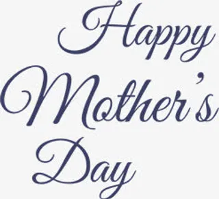 母亲节快乐欧式英文字母免抠