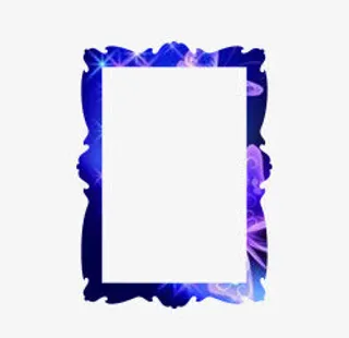 蓝紫色背景边框