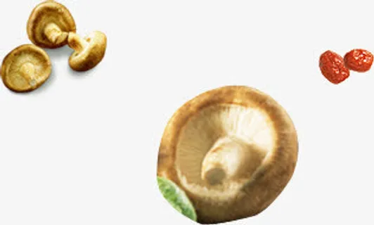 可爱香菇食物红枣免抠