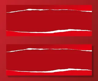 电商淘宝促销红色撕裂背景banner高清