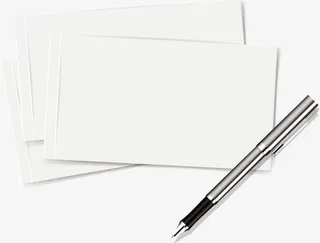 精致的签字笔免抠