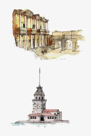 少女塔 (阿塞拜疆)塞尔苏斯图免抠