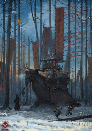 蓝天白云树林游戏截图免抠