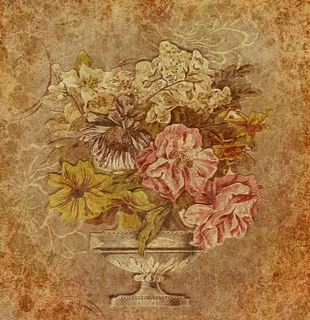 欧式复古花卉背景