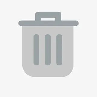 灰色垃圾桶免抠