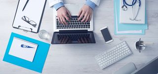 医疗办公背景banner装饰高清